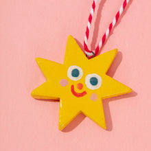 Load image into Gallery viewer, Shinny Star - Handmade Ceramic Christmas Decorations