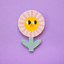 Load image into Gallery viewer, Flower Yellow /  Hanging Ceramics Ornaments