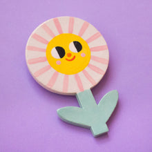 Load image into Gallery viewer, Flower Yellow /  Hanging Ceramics Ornaments
