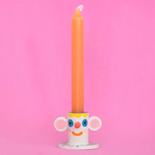Load image into Gallery viewer, Happy Face Candle Holder / Ceramic Vase
