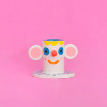 Load image into Gallery viewer, Happy Face Candle Holder / Ceramic Vase
