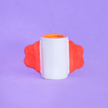 Load image into Gallery viewer, Little Clown Red / Ceramic Candle Holder