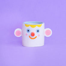 Load image into Gallery viewer, Happy Face Little Pot / Ceramic Vase