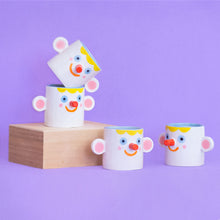 Load image into Gallery viewer, Happy Face Little Pot / Ceramic Vase