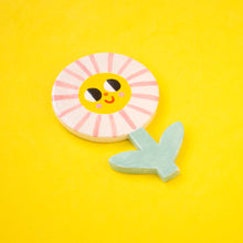 Load image into Gallery viewer, Flower Yellow / Hanging Ceramics Ornaments