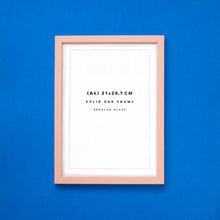 Load image into Gallery viewer, Pink Oak Frame 21x29,7 (A4)