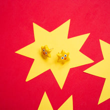 Load image into Gallery viewer, Little Stars - Handmade Ceramic Stud Earrings