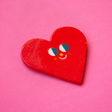 Load image into Gallery viewer, Big Sweat Heart - Handmade Hanging Ceramics Ornaments