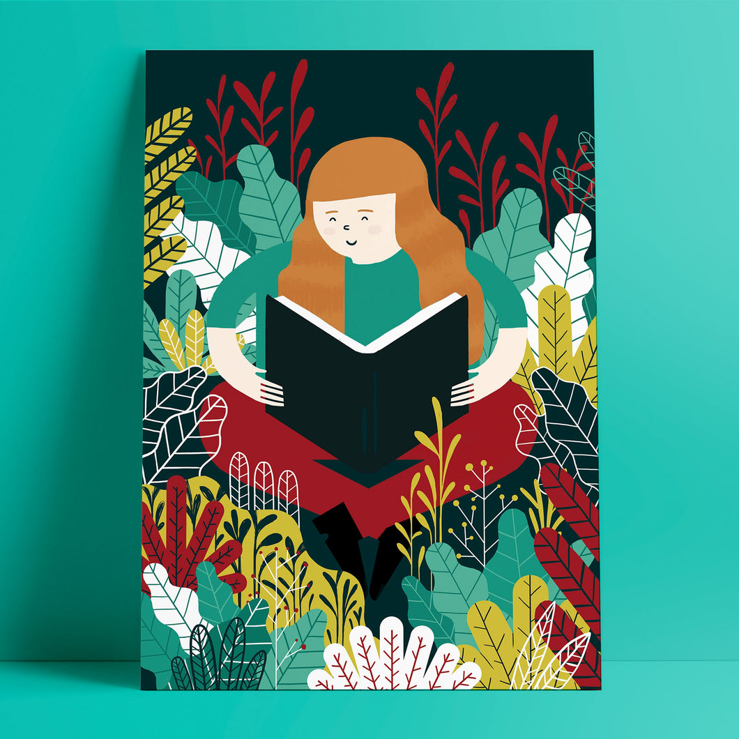 Reading Garden // Poster 50x70