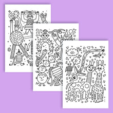 Load image into Gallery viewer, Coloring Posters - Pack 3
