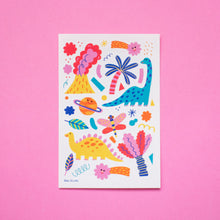 Load image into Gallery viewer, Dino Friends Temporary Tattoos