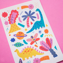Load image into Gallery viewer, Dino Friends Temporary Tattoos