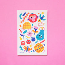Load image into Gallery viewer, Funky Friends Temporary Tattoos