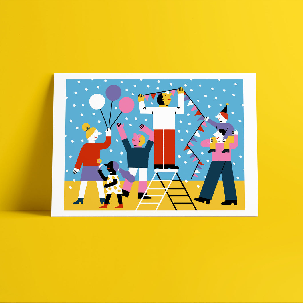 Family Party // A4 Digital Print