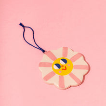 Load image into Gallery viewer, Pink Flower Ornaments /  Hanging Ceramics Ornaments
