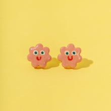 Load image into Gallery viewer, Little Flowers - Handmade Ceramic Stud Earrings
