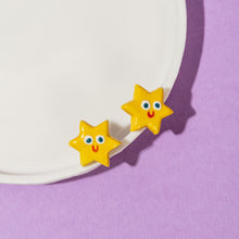 Load image into Gallery viewer, Little Stars - Handmade Ceramic Stud Earrings
