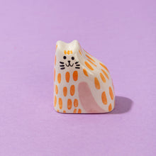 Load image into Gallery viewer, Sunny, the Tiny Cat - Handmade Ceramic Piece
