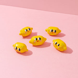 Suspicious Lemon / Tiny Ceramic Sculptures