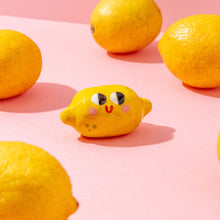 Load image into Gallery viewer, Suspicious Lemon / Tiny Ceramic Sculptures
