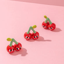 Load image into Gallery viewer, Honest Cherries / Tiny Ceramic Sculptures
