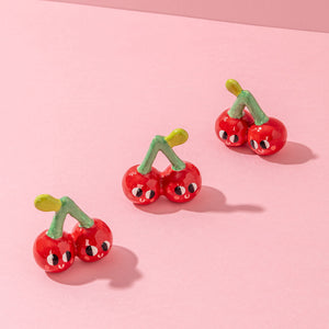 Honest Cherries / Tiny Ceramic Sculptures