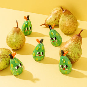 Unusual Pear / Tiny Ceramic Sculptures