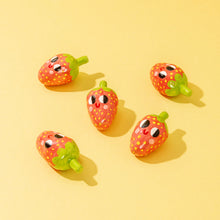 Load image into Gallery viewer, Fearless Strawberry / Tiny Ceramic Sculptures

