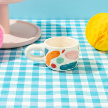 Load image into Gallery viewer, Abstract &amp; Floral / Ceramic Cup
