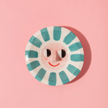 Load image into Gallery viewer, Happy Sun Teal / Trinket Dish
