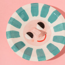 Load image into Gallery viewer, Happy Sun Teal / Trinket Dish
