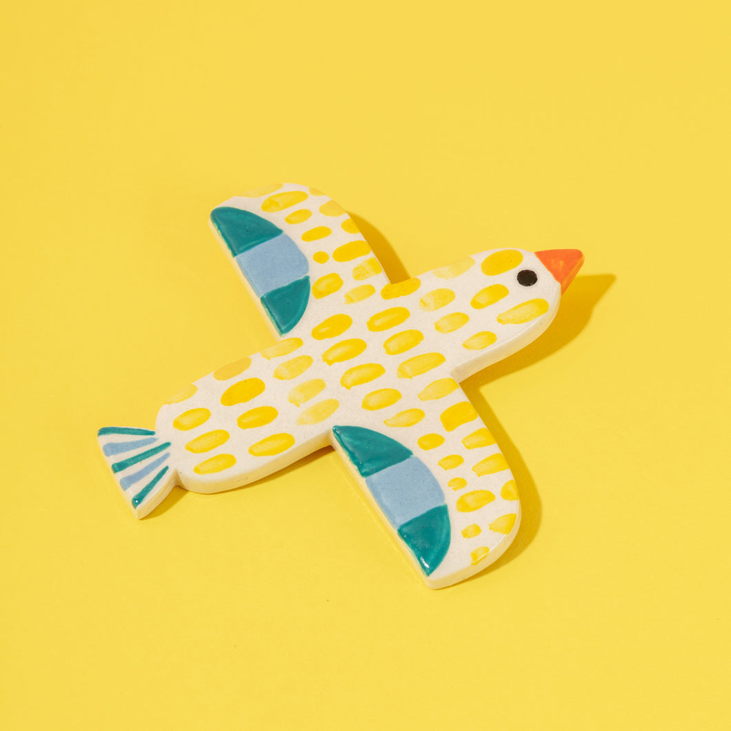 Ceramic Bird / Yellow