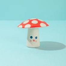 Load image into Gallery viewer, Mushi, the Mini Mushroom - Handmade Ceramic Piece
