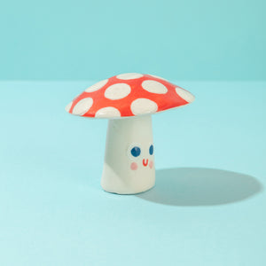 Mushi, the Mini Mushroom - Handmade Ceramic Piece