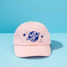 Load image into Gallery viewer, Playful Planet Cap // Light Pink &amp; Blue
