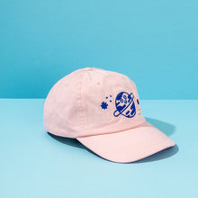 Load image into Gallery viewer, Playful Planet Cap // Light Pink &amp; Blue
