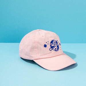 Playful Planet Cap // Light Pink & Blue