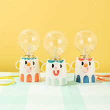 Load image into Gallery viewer, Pepu, the Good Friend Lamp - Handmade Ceramic Table Light
