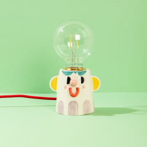 Pepu, the Good Friend Lamp - Handmade Ceramic Table Light