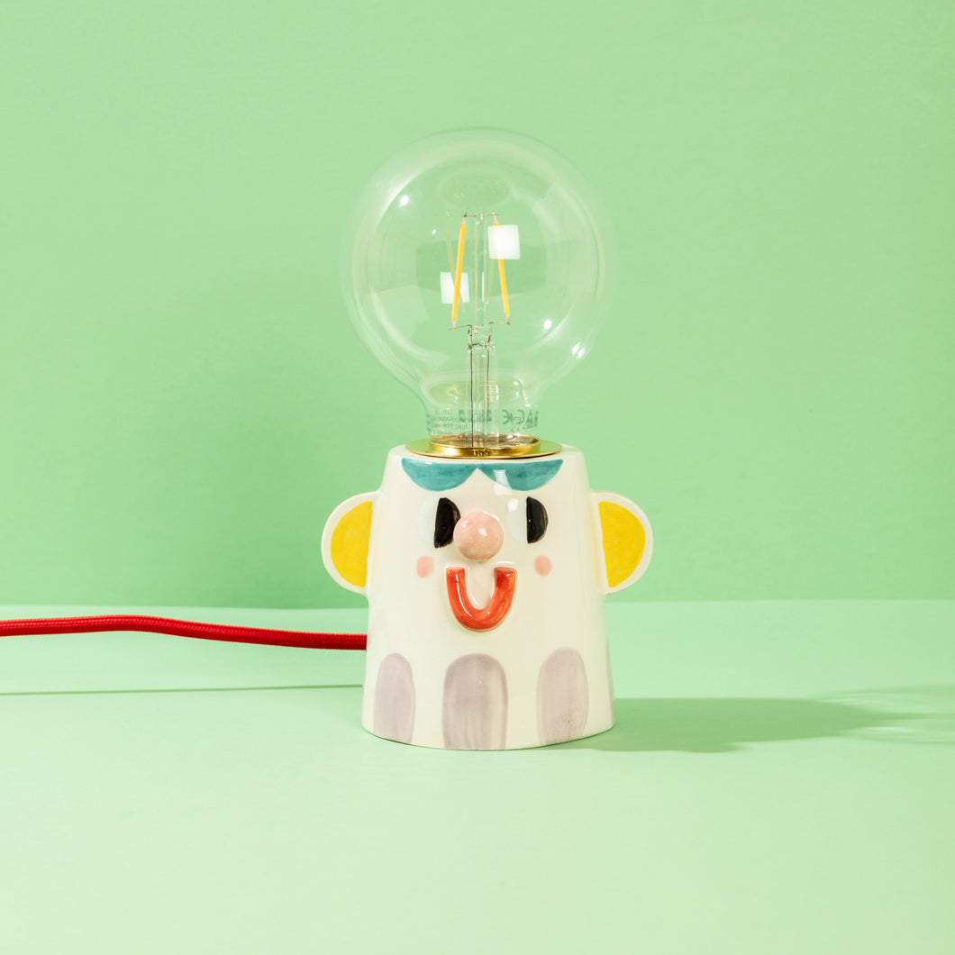 Pepu, the Good Friend Lamp - Handmade Ceramic Table Light