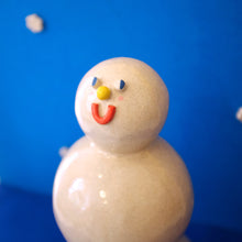 Load image into Gallery viewer, Snowman / Ceramic Sculpture
