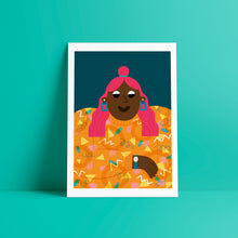 Load image into Gallery viewer, Geometric Earrings and Funky Sweaters III // A4 Digital Print
