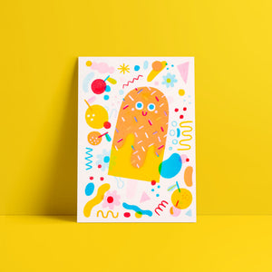 Sprinkle Joy // A5 Risograph