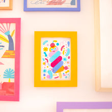 Load image into Gallery viewer, Swirly Pop // A5 Risograph
