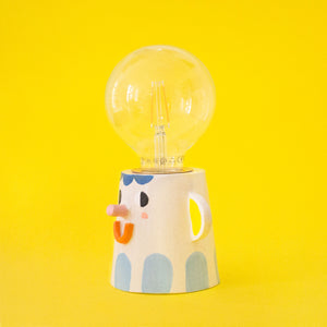 Special Edition Baby Blue / Good Friend Ceramic Lamp