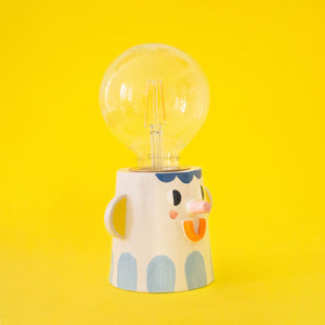 Special Edition Baby Blue / Good Friend Ceramic Lamp