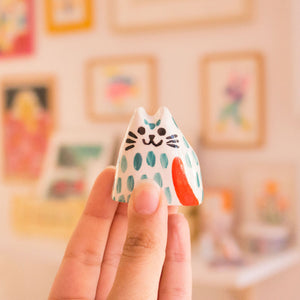 Baby Cats /  Tiny Ceramic Sculptures