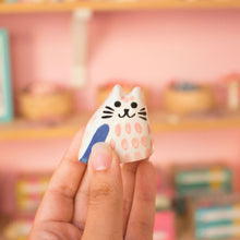 Load image into Gallery viewer, Baby Cats /  Tiny Ceramic Sculptures
