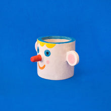 Load image into Gallery viewer, Happy Face Little Pot / Ceramic Vase
