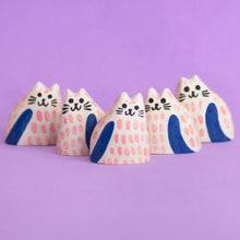 Load image into Gallery viewer, Pinky Baby Cat /  Tiny Ceramic Sculptures
